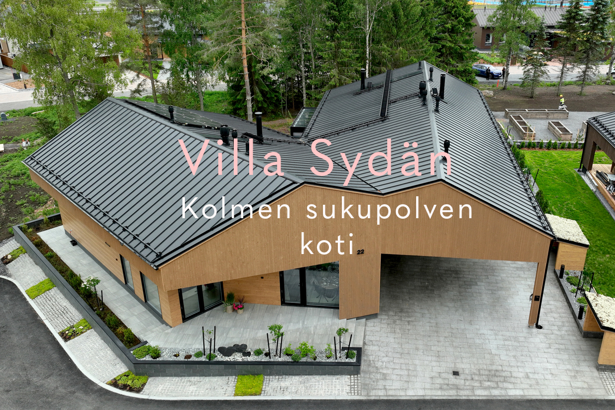 Kolmen sukupolven koti | Villa Sydän